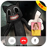 Cartoon Cat Horror Game Video Call icon