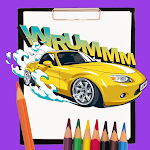 JDM Car Coloring Book