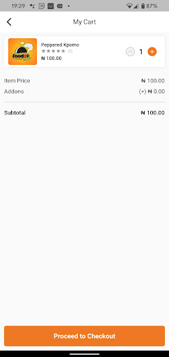 Foodle Naija Screen 3