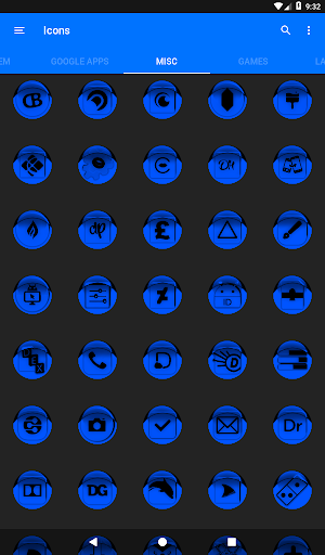 Blue Icon Pack Style 1
