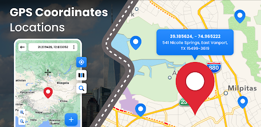 GPS Map Coordinates Locations