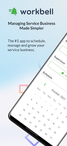 Android application Workbell - Field Job Scheduler screenshort