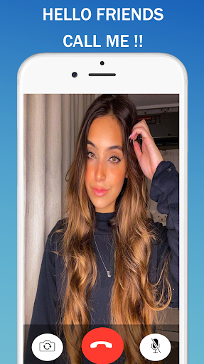 Android application Vanessa Lopes Fake Video Call screenshort