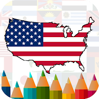 World flag coloring book