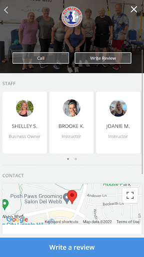 Android application Fit4Living screenshort