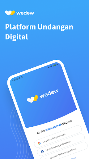 Android application Wedew - Undangan Digital screenshort