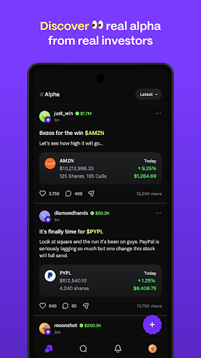 AfterHour: Stock Chat & Alerts Screen 3