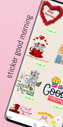 Moving Good Morning Animated Stickers for WhatsApp