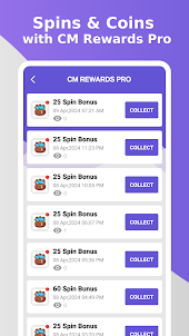 CM Rewards Pro - Spins