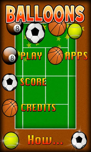 Android application Balloons screenshort