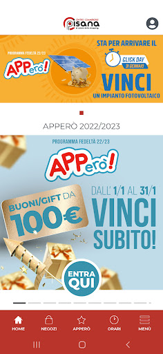 Android application La Pisana Centro Commerciale screenshort