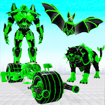 Cover Image of 下载 Flying Bat Robot Bike Game 82 APK