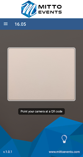 Android application Mittoevents scanner screenshort