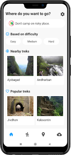 Android application Durg: Offline navigation screenshort