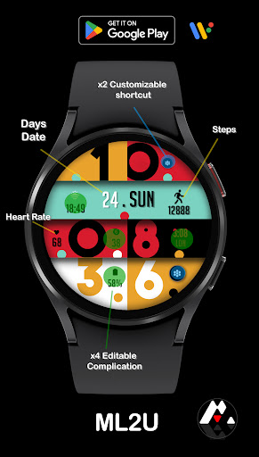 ML2U 145 Watch Face Screenshot 2 - AppWisp.com