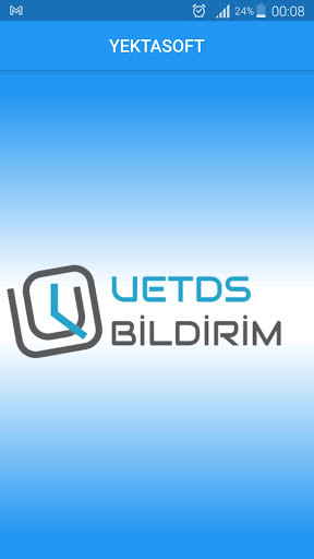 Android application UETDS Bildirim screenshort