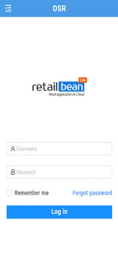 Android application Retailbeanlite Sales Force Aut screenshort