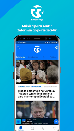 Android application Renascença screenshort