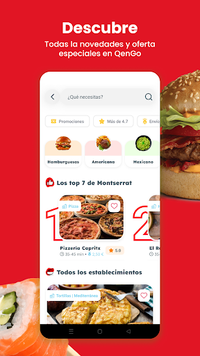 QenGo - Comida a domicilio Screen 3