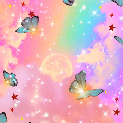 Glitter Cute Girly Wallpaper