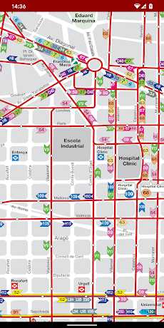 Barcelona Metro Map (Offline)のおすすめ画像4
