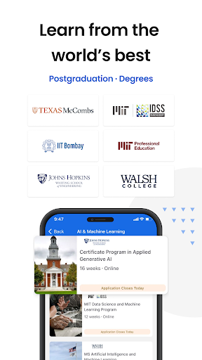 Screenshot of Great Learning: Online Courses