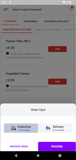 Royal Punjab Restaurant Screen 2