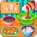 Cooking super chicken wings icon