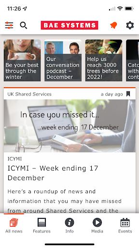 Android application BAE Systems screenshort