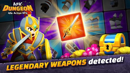 AFK Dungeon Mod Apk: Idle Action RPG (Unlimited Gold/Diamonds) 3
