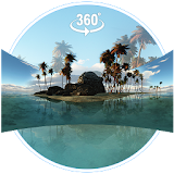 VR Panoramic Tropical Island 3D Live Wallpaper icon