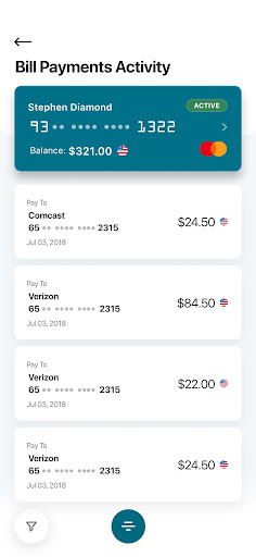 Android application Shore United Bank Credit Card screenshort