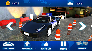 Police Car Parking Sim Game 3D - Screenshot 1