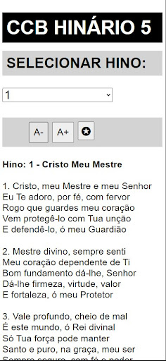 CCB HINÁRIO 5 Screenshot 2 - AppWisp.com