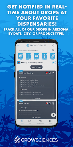 Android application Grow Sciences screenshort
