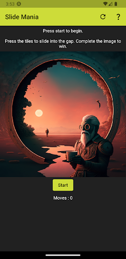 Android application Slide Mania screenshort