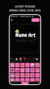 Screenshot 5 Name Art Maker & Text Editor android