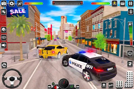 US Police Car Driving Games 3d