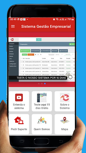 Sistema Gestão Empresarial Screen 2