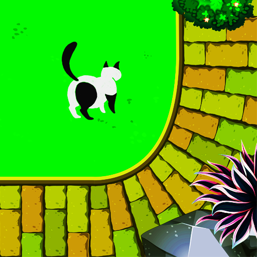 Cat Discovering Garden Game