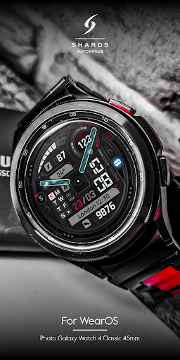 SH046 Watch Face, WearOS watch Screen 3