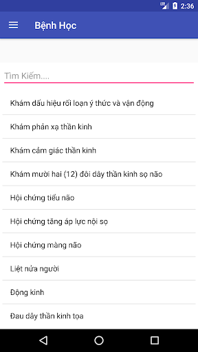 Bệnh học (Benh Hoc) Screen 3