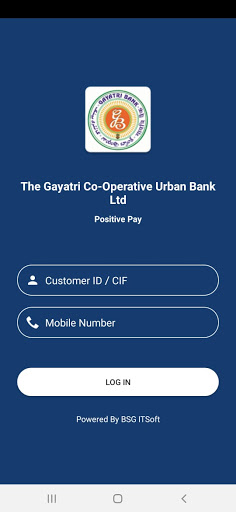 Android application Gayatri Bank Positive Pay screenshort