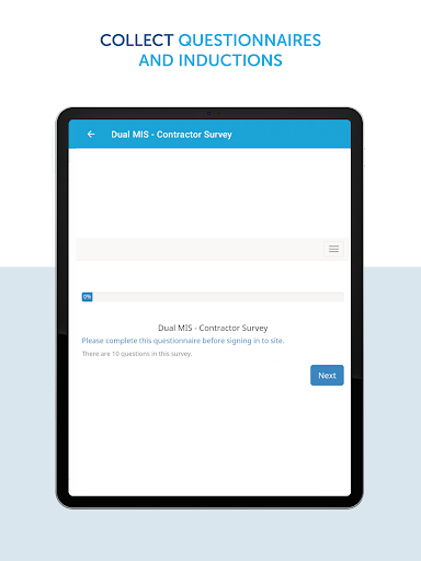 InVentry Questionnaires Screen 3