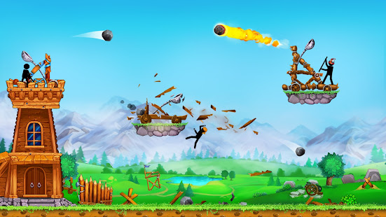 Catapulte 2: Defense Stickmen screenshots apk mod 1