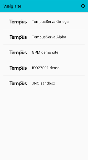 Android application TS Gateway screenshort
