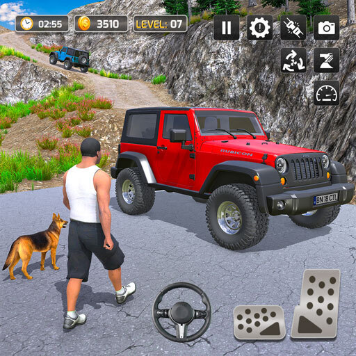 Offroad Jeep Driving Games 3D  Icon