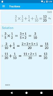 Fractions: calculate & compare Screenshot