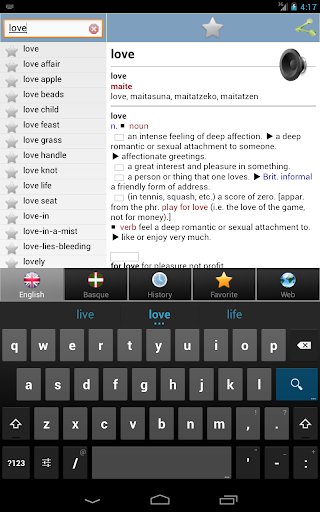 Basque dict - hiztegi