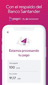 Screenshot 3 PagoFX by Santander: Enviar di android
